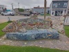 Mosaic fish bench, Cheboygan, MI