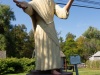Jesus (yes, THAT Jesus) welcomes you at Dinosaur Gardens, Ossineke, MI